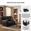 Signature Design by Ashley 5Z-Dreamlight Black Power Reclining Loveseat