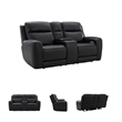Signature Design by Ashley 5Z-Dreamlight Black Power Reclining Loveseat