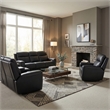 Signature Design by Ashley 5Z-Dreamlight Black Power Reclining Loveseat