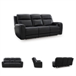 Signature Design by Ashley 5Z-Dreamlight Black Power Reclining Sofa