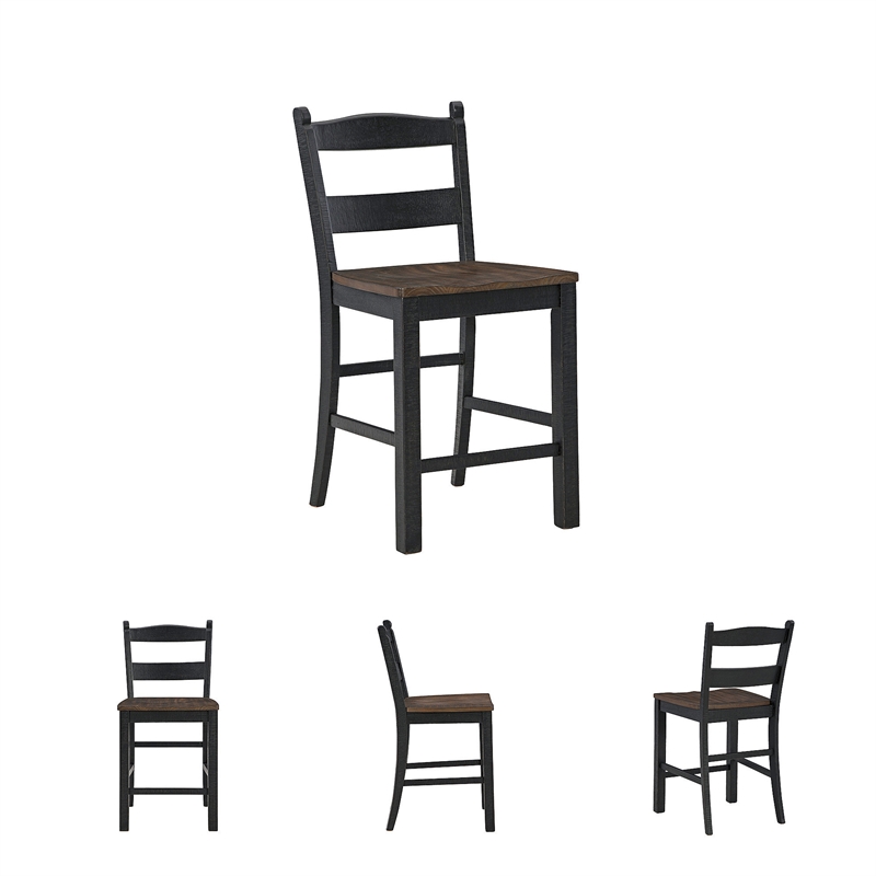 Signature Design by Ashley Bristel Brown & Black Barstool - Set of 2