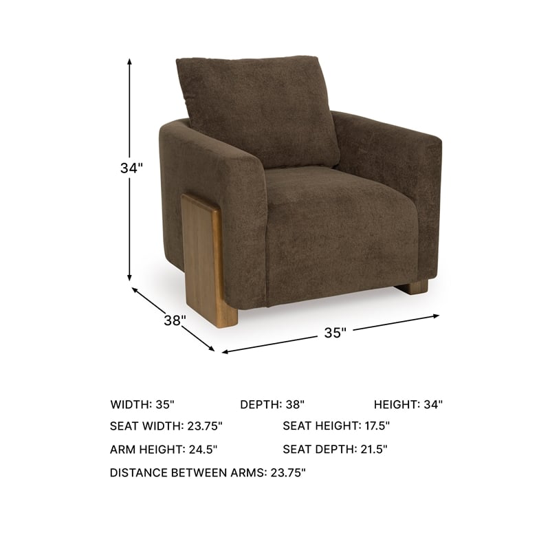 Signature Design by Ashley Dairlett Brown Accent Chair