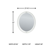 Signature Design by Ashley Trindura White Bedroom Mirror