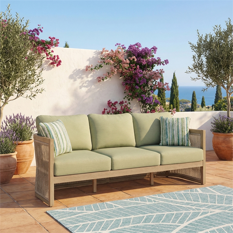 Signature Design by Ashley Kelp Quill Outdoor Sofa with Cushion