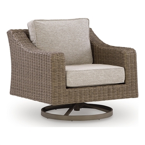 Signature Design by Ashley Caribou Crystal Swivel Lounge with Cushion
