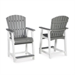 Signature Design by Ashley Pinnacle Velvet Outdoor Bar Stool (Set of 2)