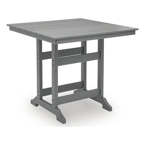 Signature Design by Ashley Plinth Verdigris Outdoor Counter Height Dining Table