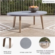 Signature Design by Ashley Magnetite Ripple Outdoor Coffee Table