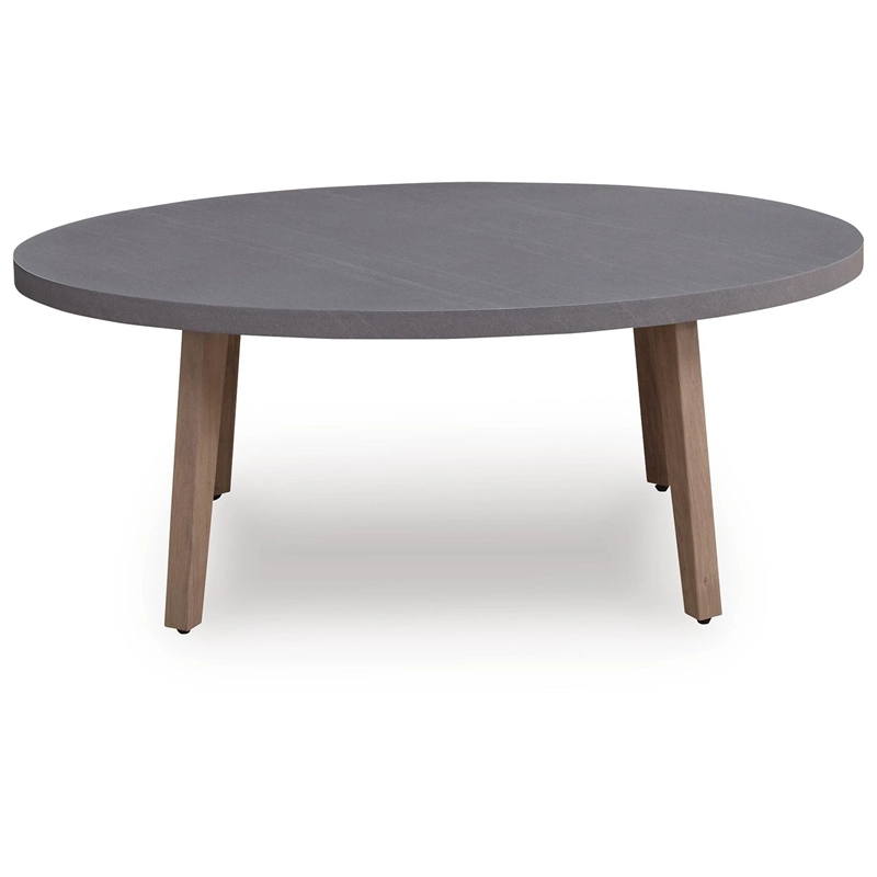 Signature Design by Ashley Magnetite Ripple Outdoor Coffee Table