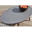 Signature Design by Ashley Magnetite Ripple Outdoor Coffee Table