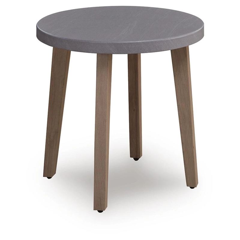 Signature Design by Ashley Magnetite Ripple Outdoor End Table