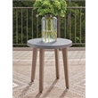 Signature Design by Ashley Magnetite Ripple Outdoor End Table