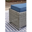 Signature Design by Ashley Indigo Narrows Outdoor Bench with Cushion
