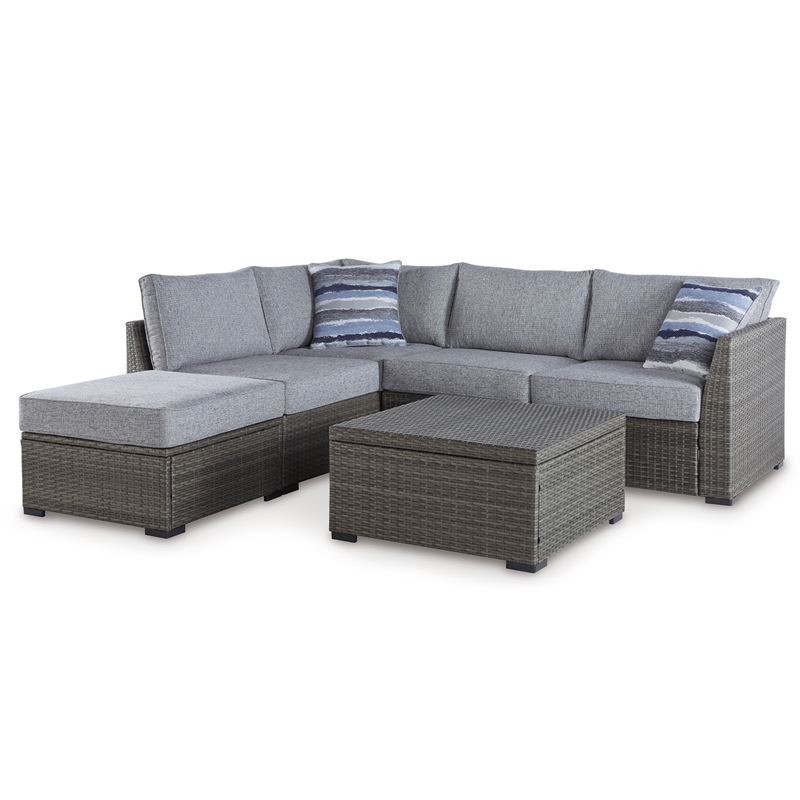 Signature Design by Ashley Tamarack Monsoon Outdoor Conversation Set (Set of 4)