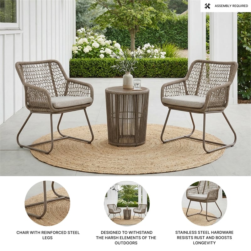 Signature Design by Ashley Sycamore Outdoor Table and 2 Chairs