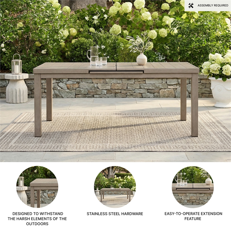 Signature Design by Ashley Carob Fell Outdoor Dining Table