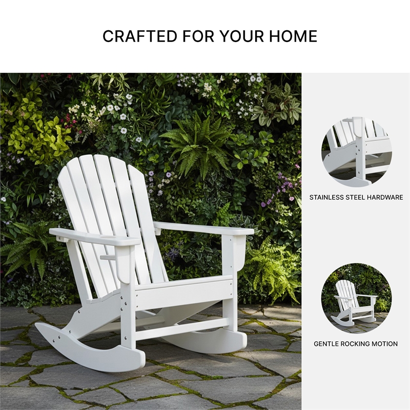 Signature Design by Ashley Atoll Calyx Outdoor Rocking Chair