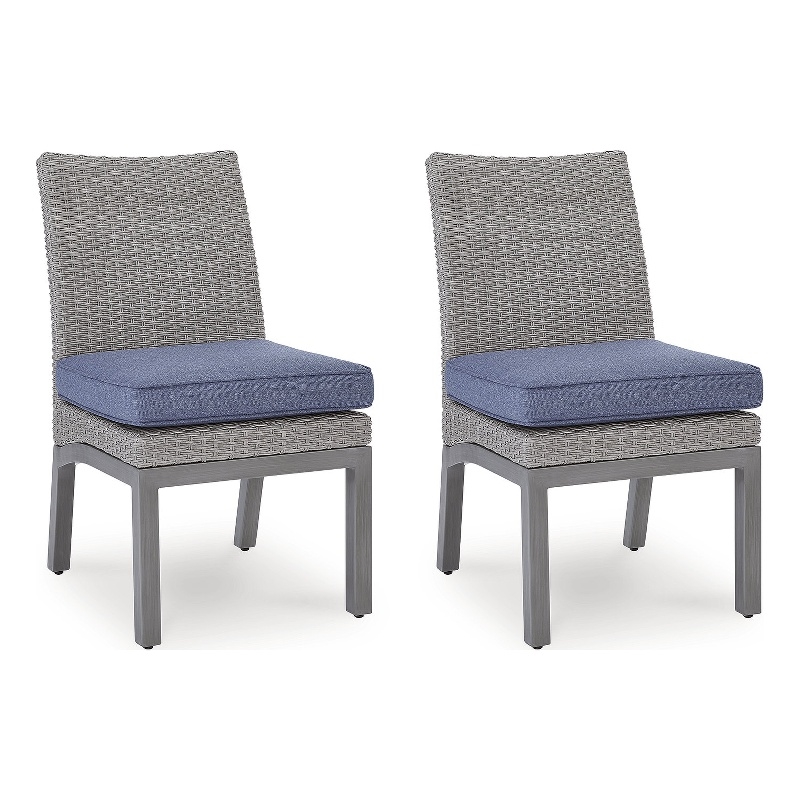 Signature Design by Ashley Gale Limestone Outdoor Side Chair (Set of 2)