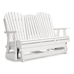 Signature Design by Ashley Lapis Rain Outdoor Glider Loveseat