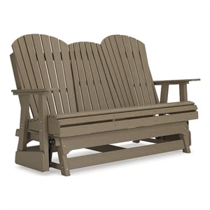 Signature Design by Ashley Lapis Rain Outdoor Glider Loveseat