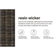 Signature Design by Ashley Peridot Trellis Outdoor Coffee Table