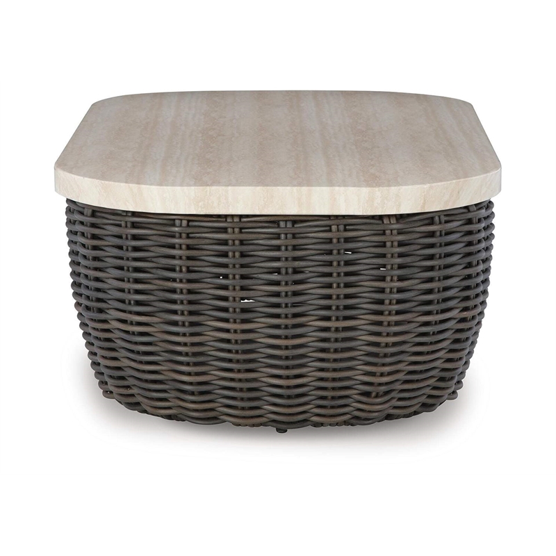 Signature Design by Ashley Peridot Trellis Outdoor Coffee Table