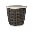 Signature Design by Ashley Peridot Trellis Outdoor End Table