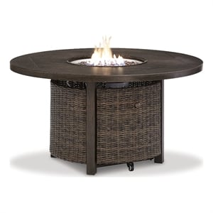 Signature Design by Ashley Cattail Foam Fire Pit Table