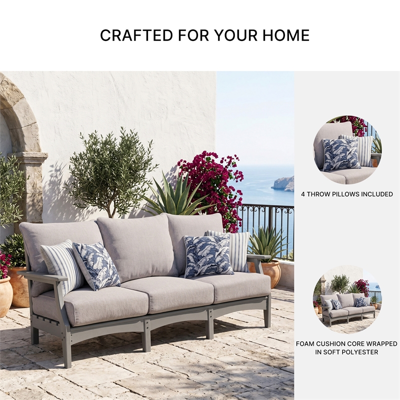 Signature Design by Ashley Birch Creek Outdoor Sofa with Cushion