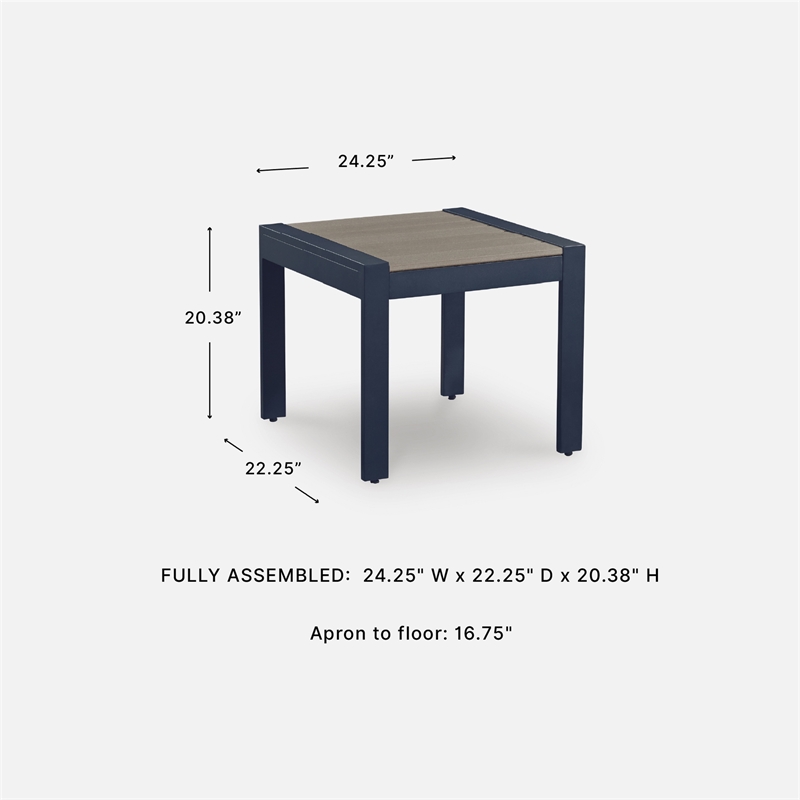 Signature Design by Ashley Bayou Clay Outdoor End Table