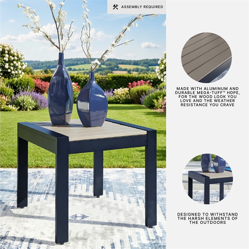 Signature Design by Ashley Bayou Clay Outdoor End Table