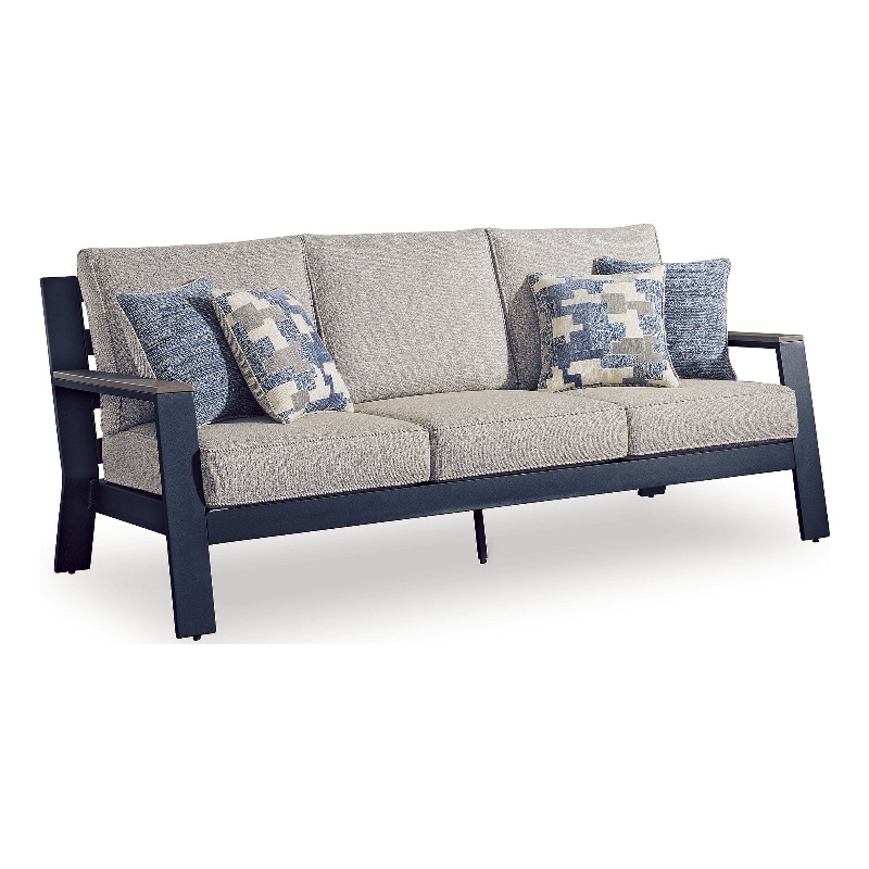 Signature Design by Ashley Bayou Clay Outdoor Sofa with Cushion