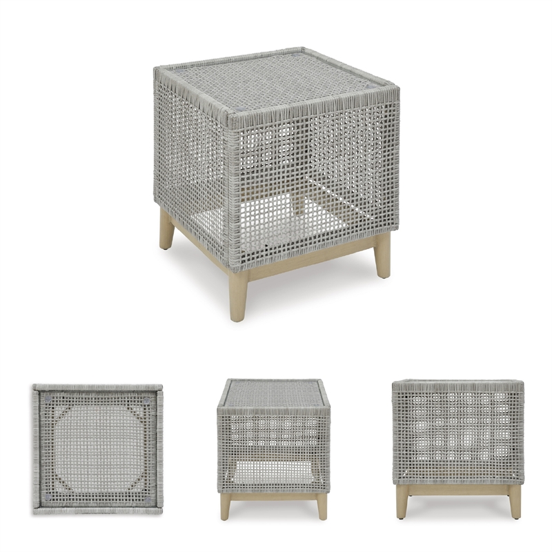 Signature Design by Ashley Hemlock Mica Outdoor End Table