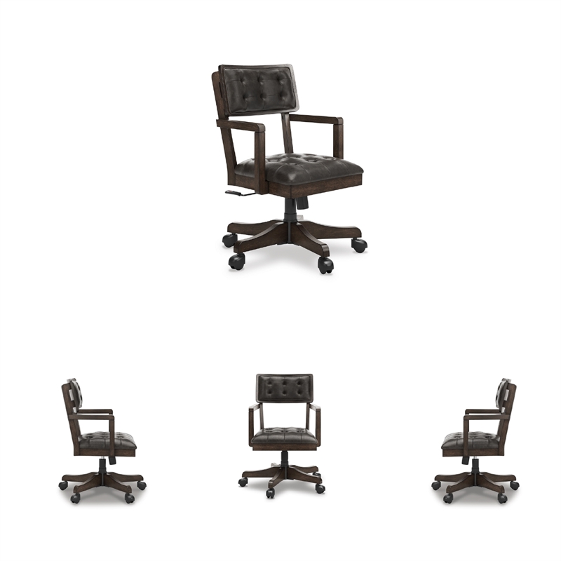 Signature Design by Ashley Norquay Home Office Desk Chair in Brown