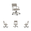 Signature Design by Ashley Roskell Home Office Desk Chair in White