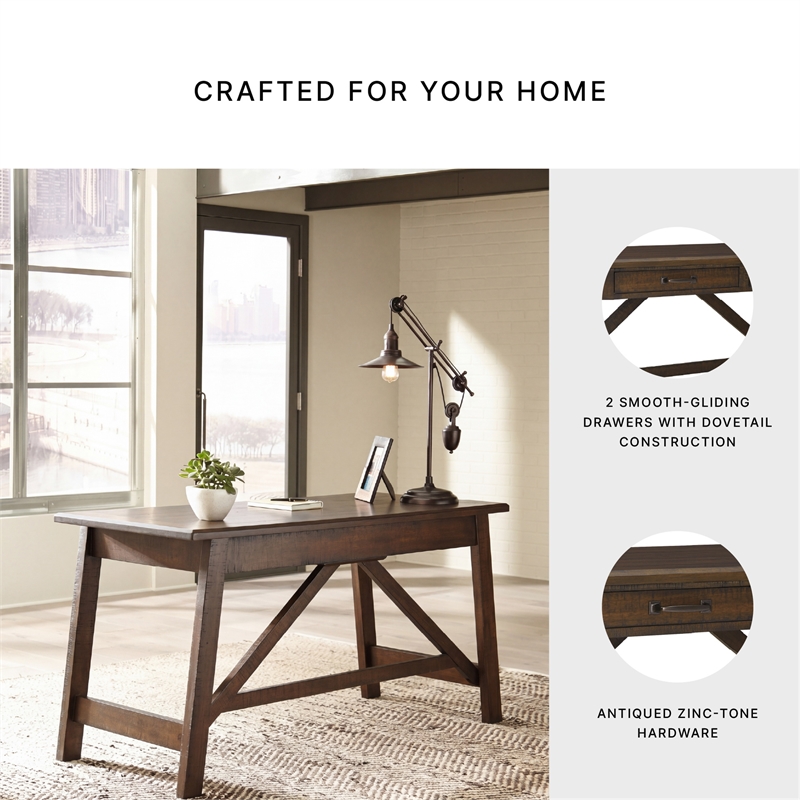 Signature Design by Ashley Dunmere Home Office Desk in Brown
