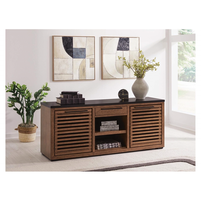 Signature Design by Ashley Halvyn Credenza in Brown
