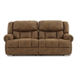 Signature Design by Ashley Corbett Hollow Reclining Sofa in Brown