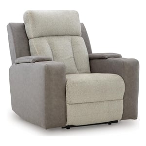 Signature Design by Ashley Brisden Power Recliner in Gray