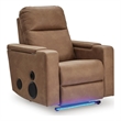 Signature Design Westlin Power Glider Recliner with Audio System in Caramel
