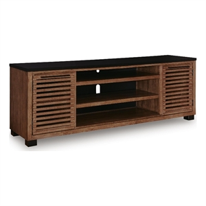 Signature Design by Ashley Halvyn 84&quot TV Stand for TVs up to 96&quot in Brown