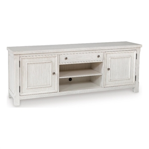 Signature Design by Ashley Roskell 72&quot TV Stand for TVs up to 82&quot in White