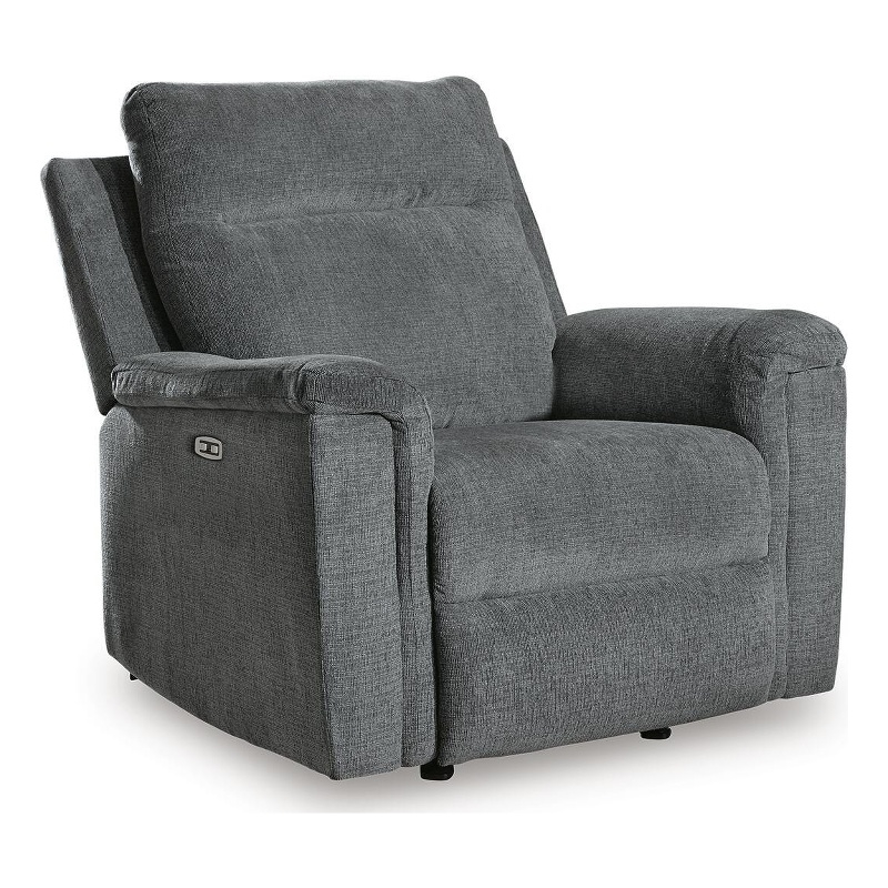 Signature Design by Ashley Brighton Hollow Power Recliner in Gray