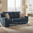 Signature Design by Ashley Merivale Reclining Sofa in Blue