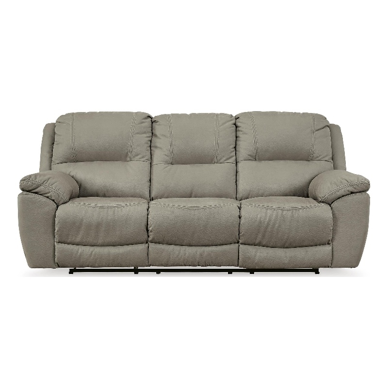Signature Design by Ashley Vantrel Reclining Sofa in Gray