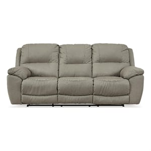 Signature Design by Ashley Vantrel Reclining Sofa in Gray