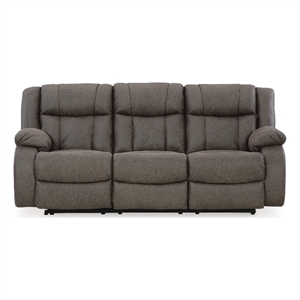 Signature Design by Ashley Trowbridge Lane Reclining Sofa in Gunmetal