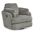 Signature Design by Ashley Driftmere Swivel Glider Recliner in Gray