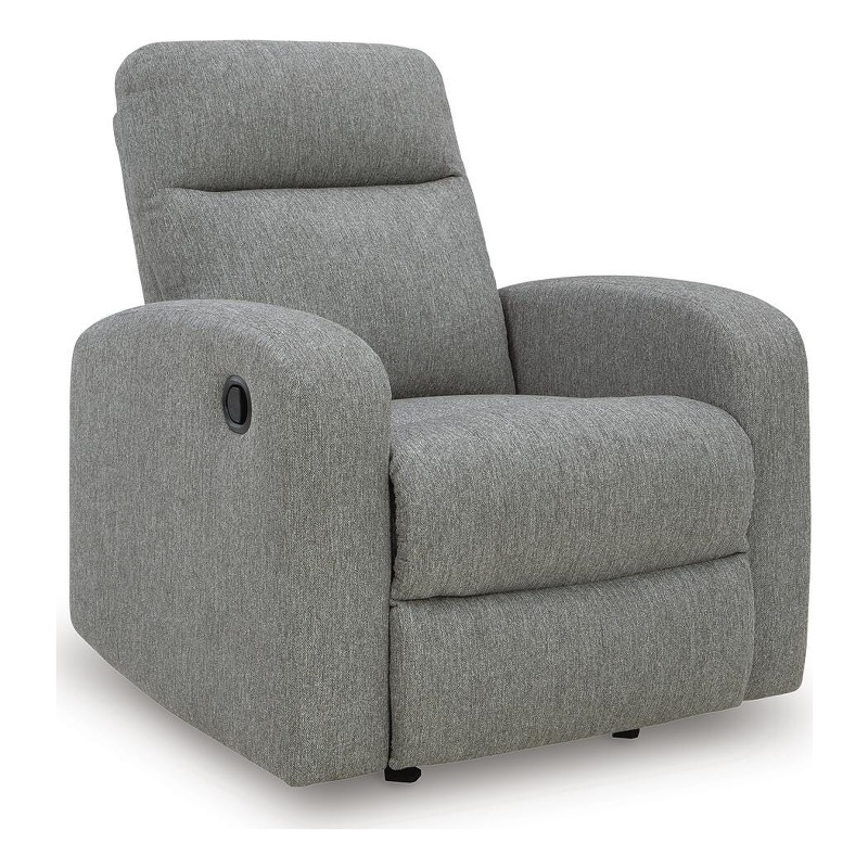 Signature Design by Ashley Roslin Park Recliner in Gray