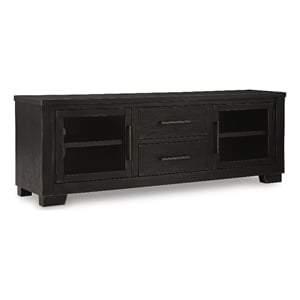 Signature Design by Ashley Marquette Row 80&quot TV Stand for TVs up to 92&quot in Black